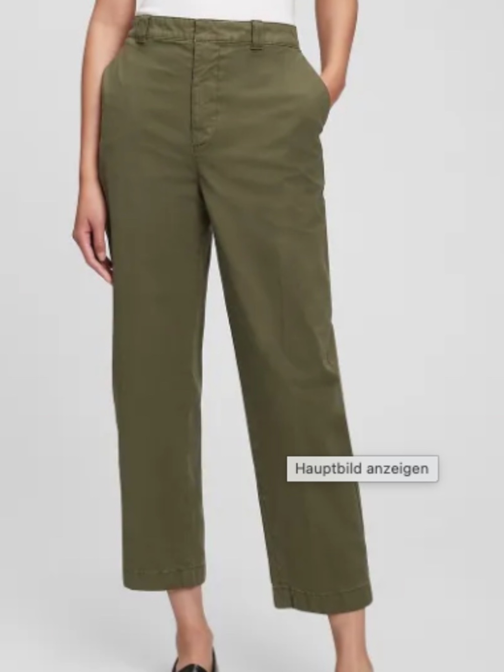 GAP Mid Rise Straight Up Khakis